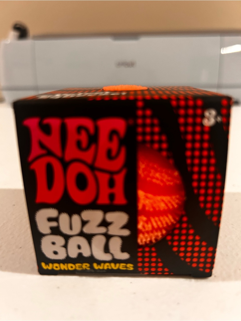 Needoh Fuzz Ball Wonder Waves - Orange. New. Authentic.